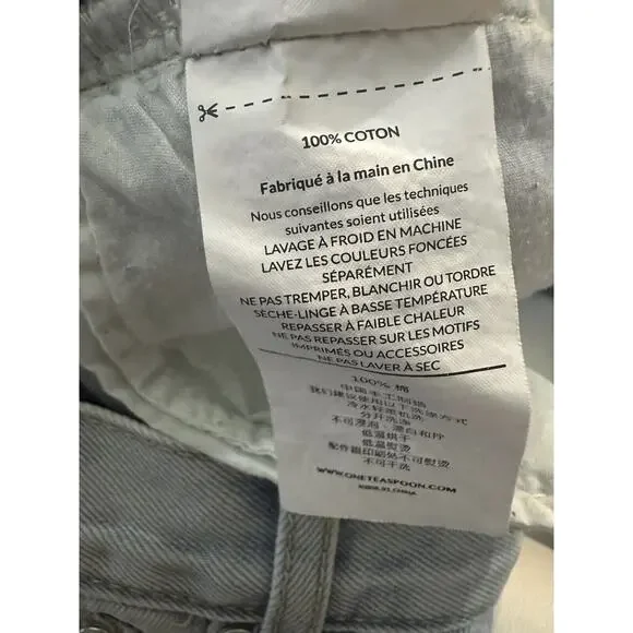 One x OneTeaspoon Awesome Baggies Denim Boyfriend Jeans Distressed Light Wash 28 - Picture 7 of 13